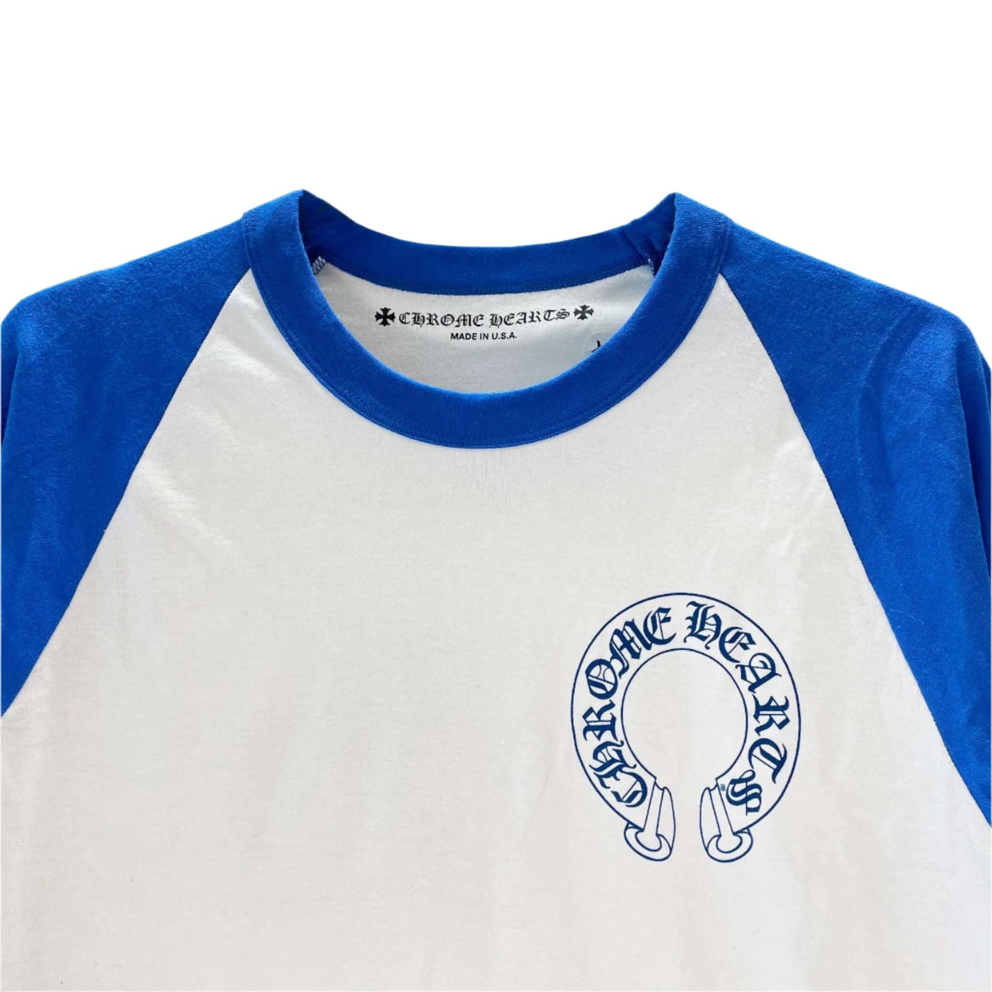 CH Horseshoe Logo Blue & White Long Sleeve T-Shirt