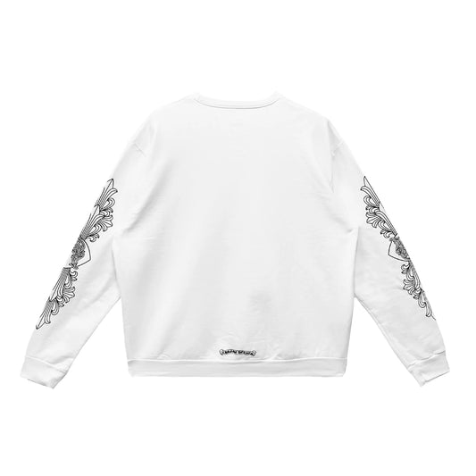 LOVE YOU Letter White Chrome Hearts Sweatshirt