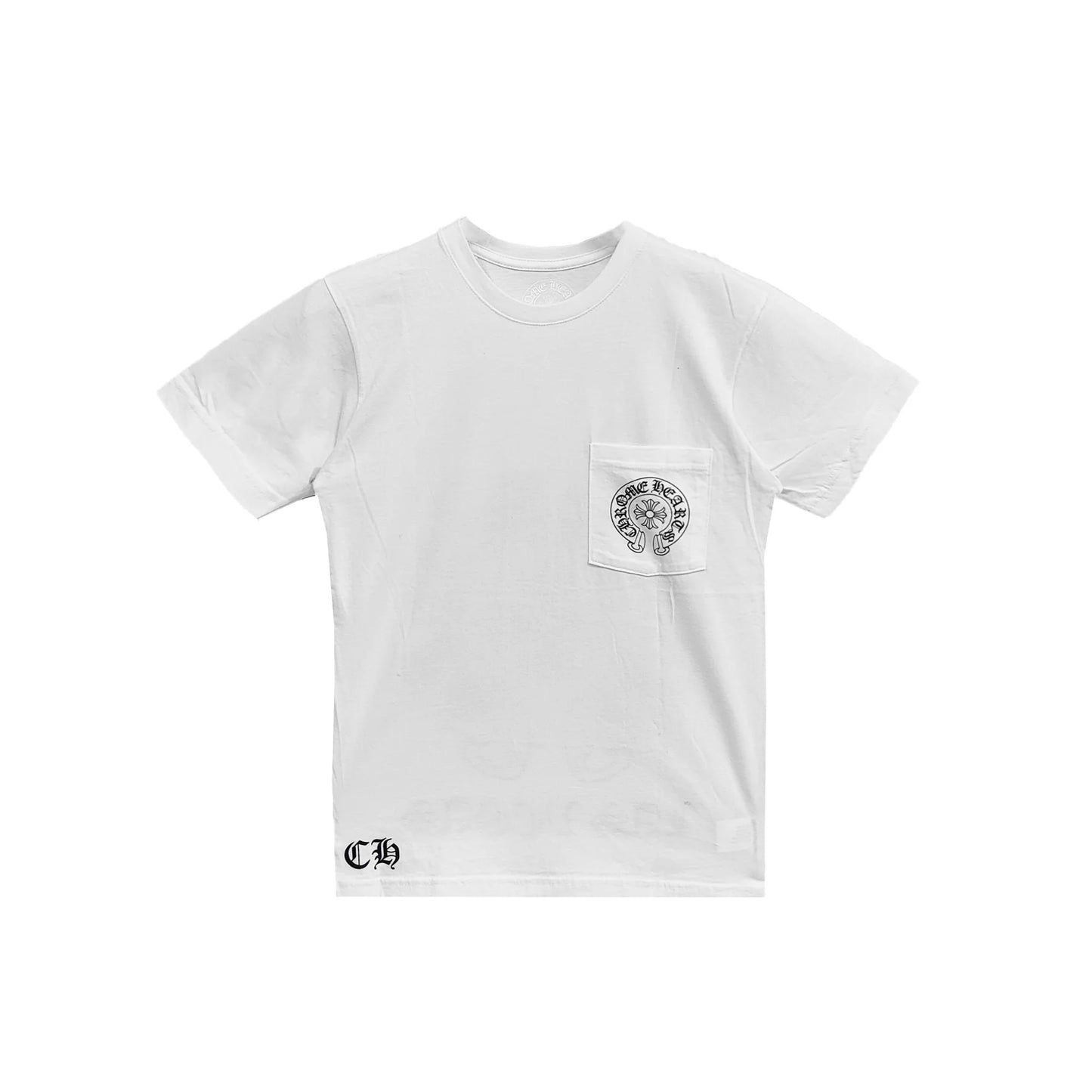 Las Vegas Exclusive Horseshoe Logo Short Sleeve White Tee