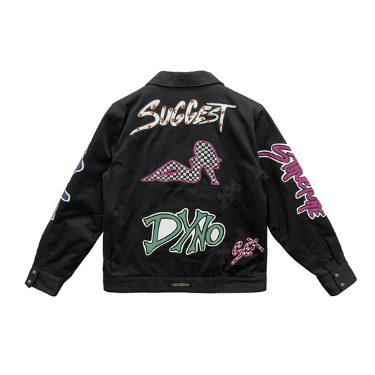 Chrome Hearts Matty Boy Patch Zip Up Jacket