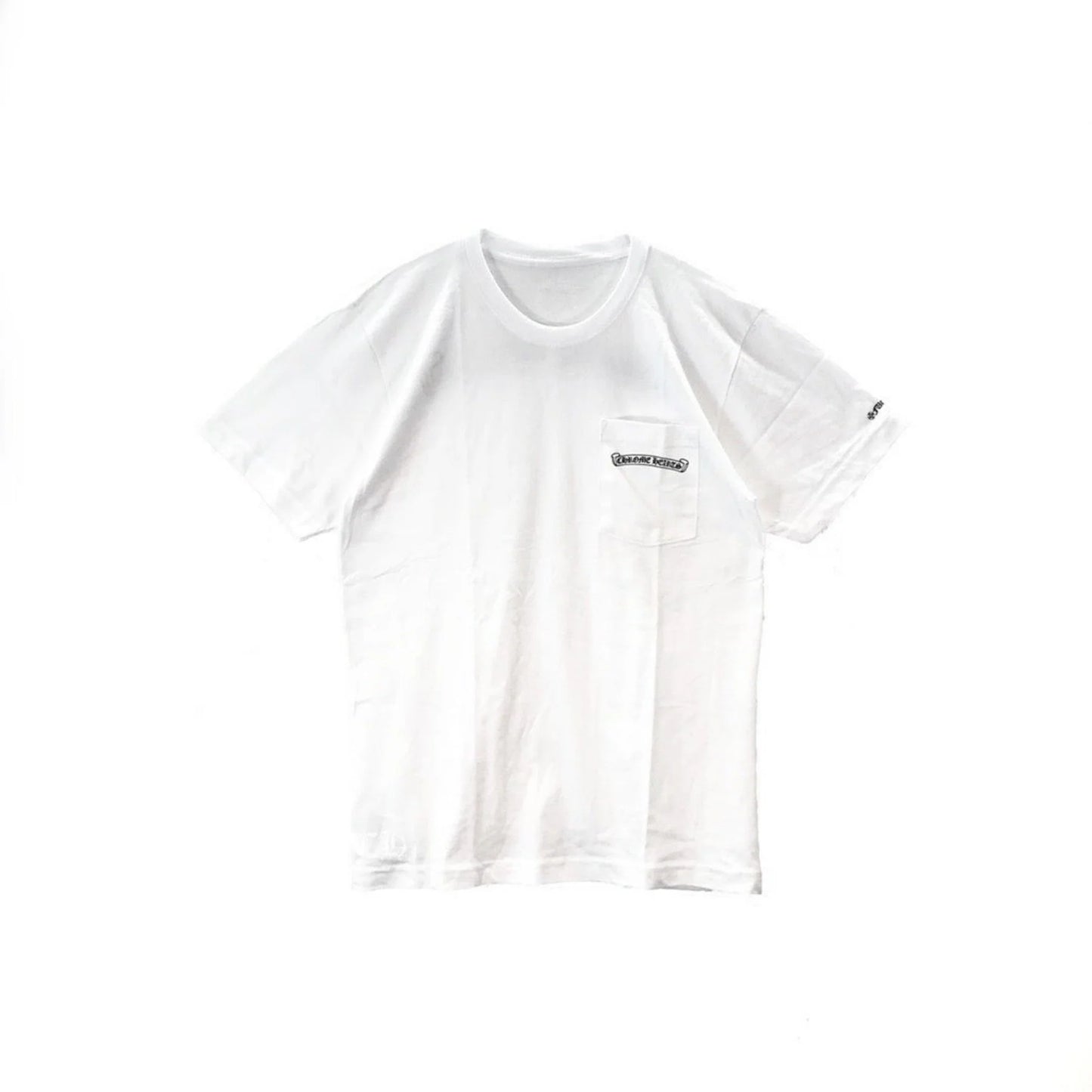 Chrome Hearts Scroll Logo Short Sleeve Tee White