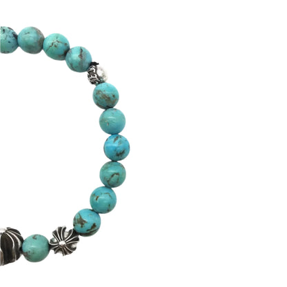 Chrome Hearts 8mm Green Beaded Bracelet