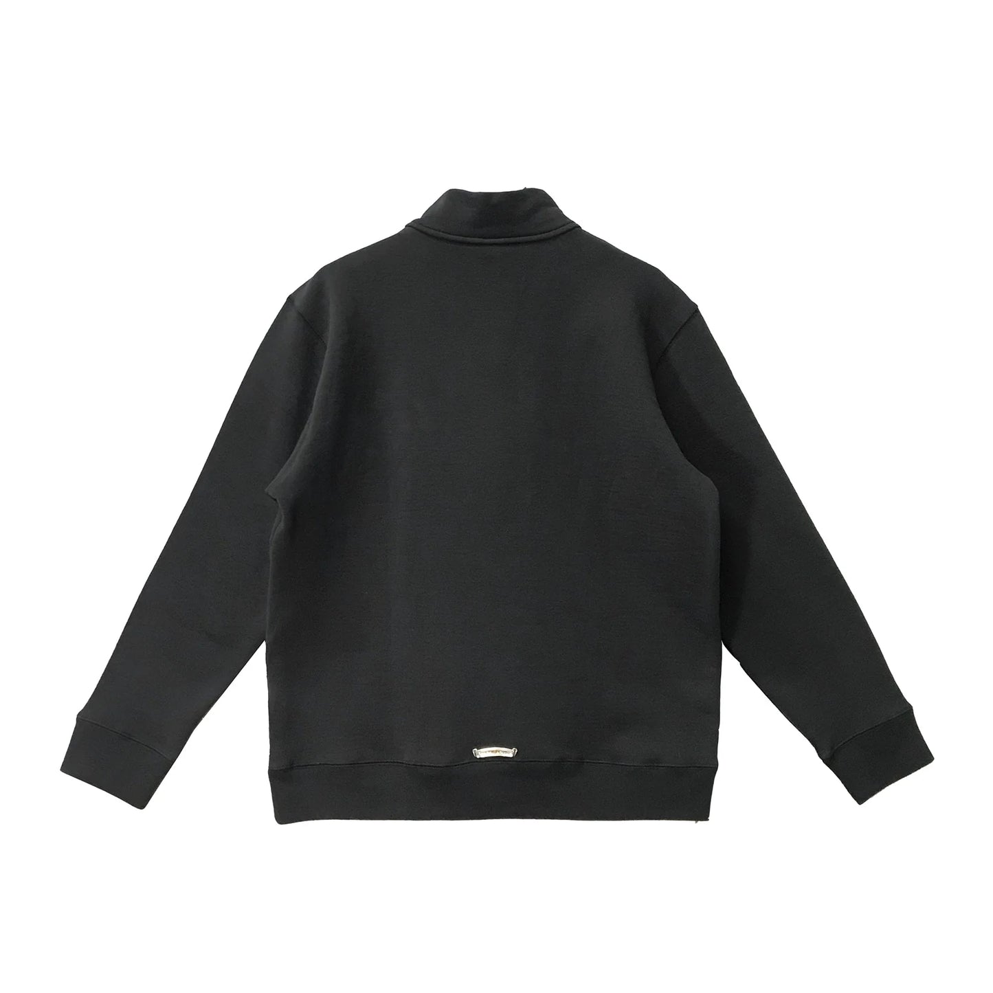 Black Triple Cross Half Zip Chrome Hearts Sweatshirt