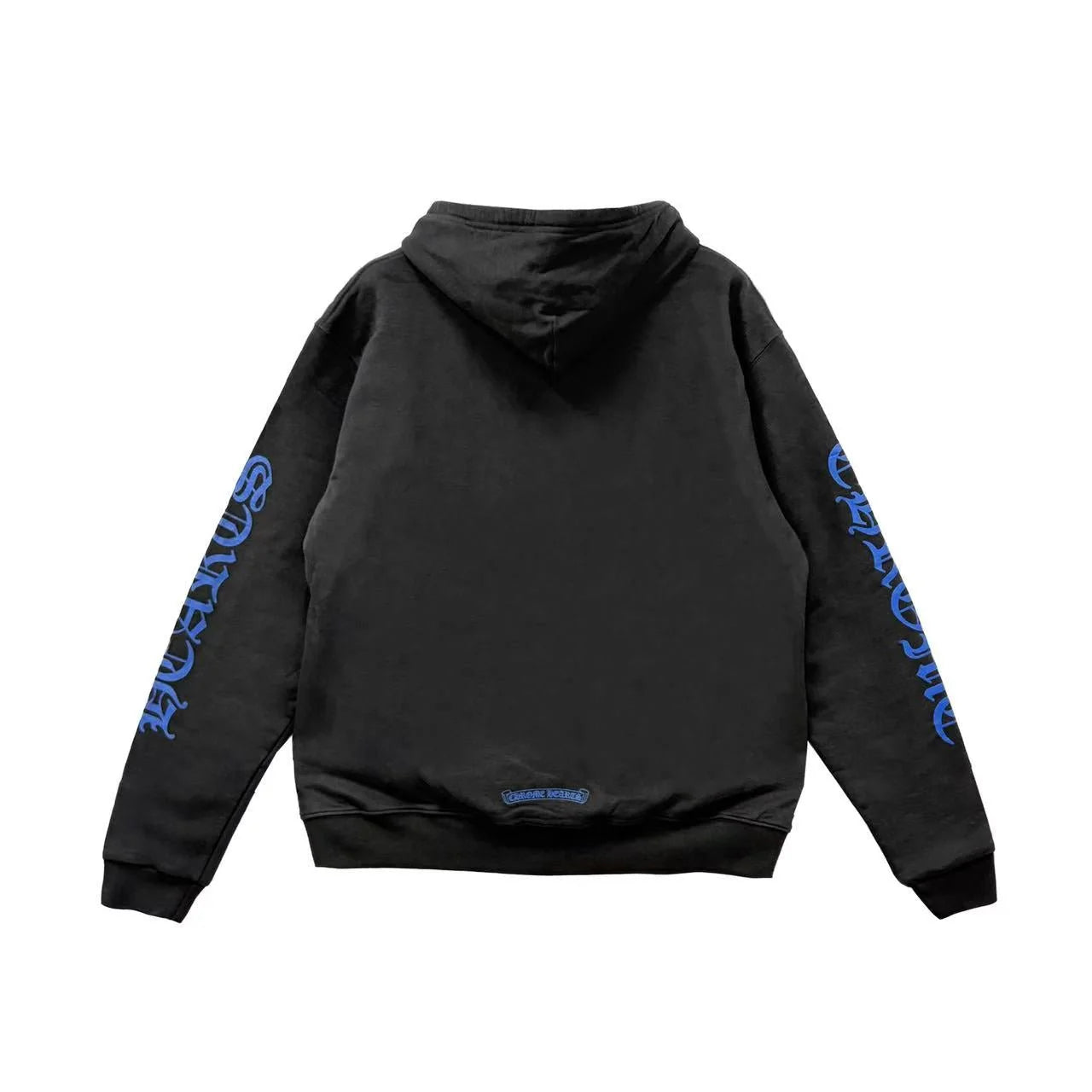 Blue Script Thermal Zip Up Chrome Hearts Hoodie