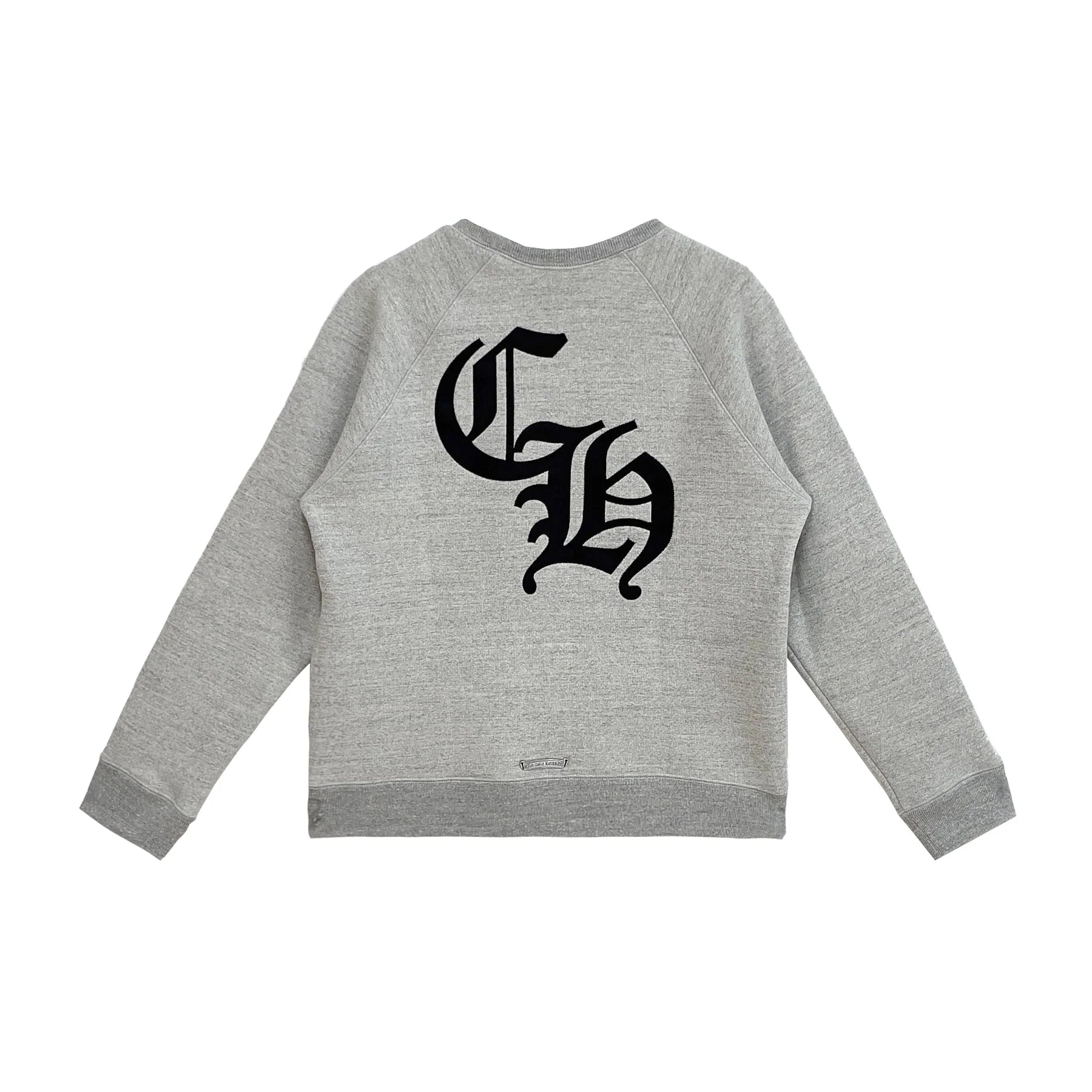 CH Cross Leather Patch Grey Chrome Hearts Sweatshirt