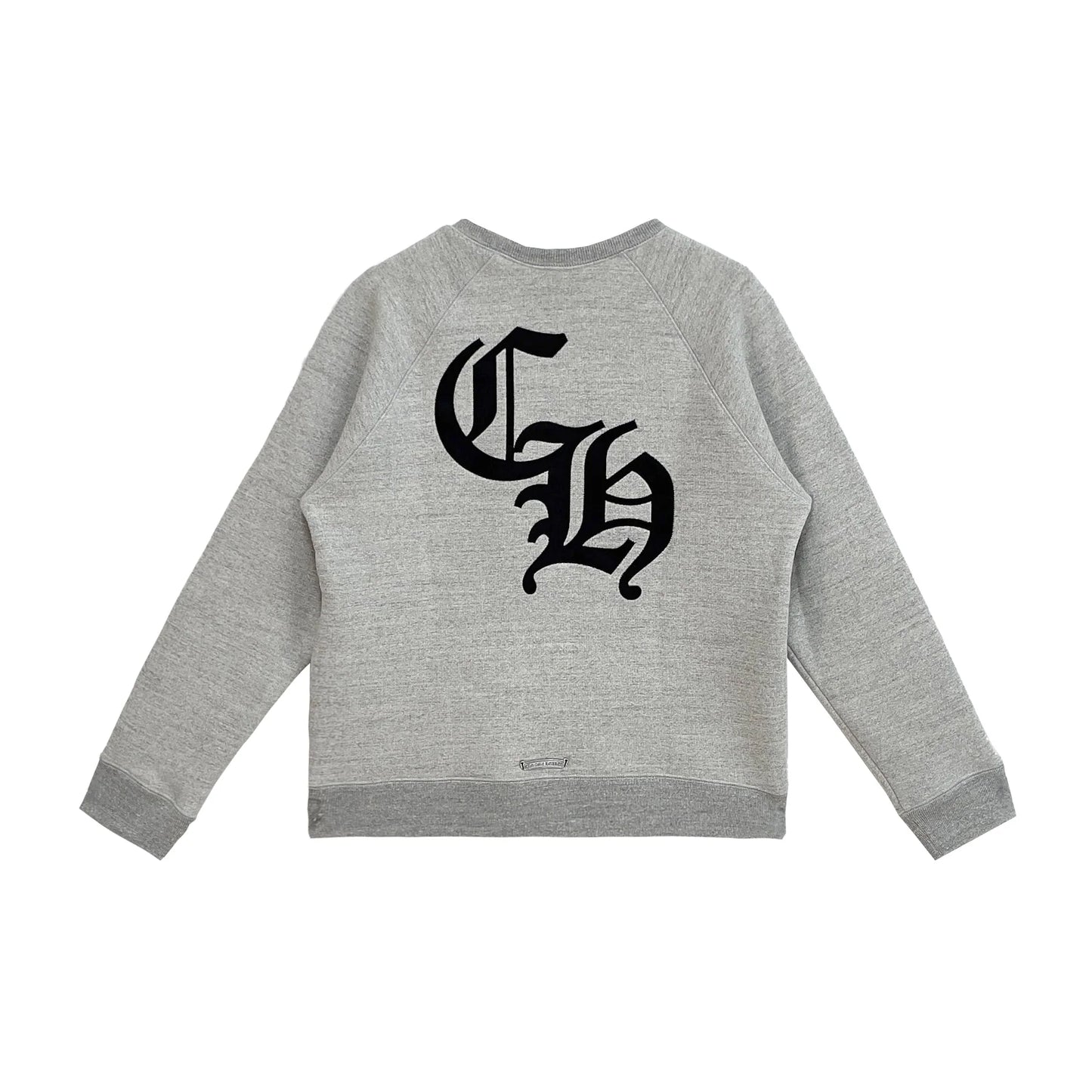 CH Cross Leather Patch Grey Chrome Hearts Sweatshirt