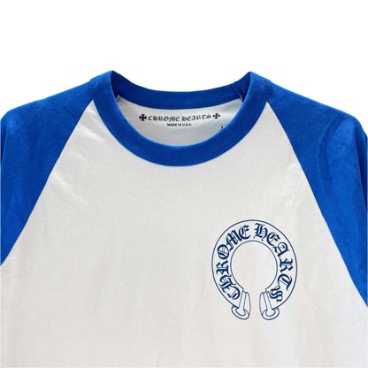 CH Horseshoe Logo Blue & White Long Sleeve T-Shirt