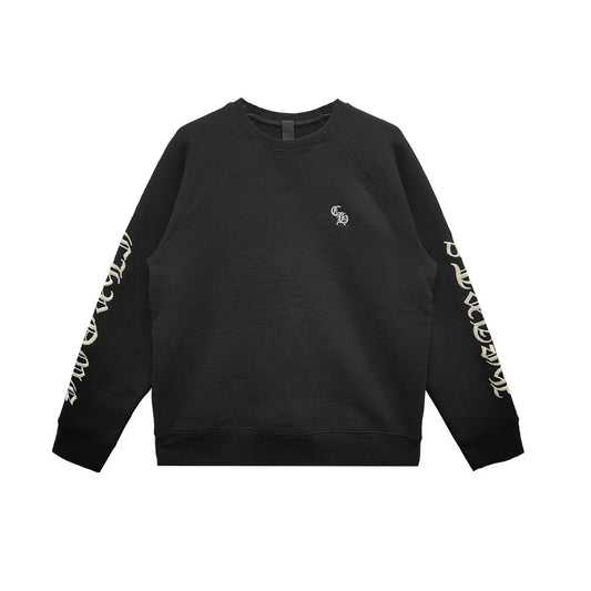 Chrome Hearts Embroidered Black Sweatshirt