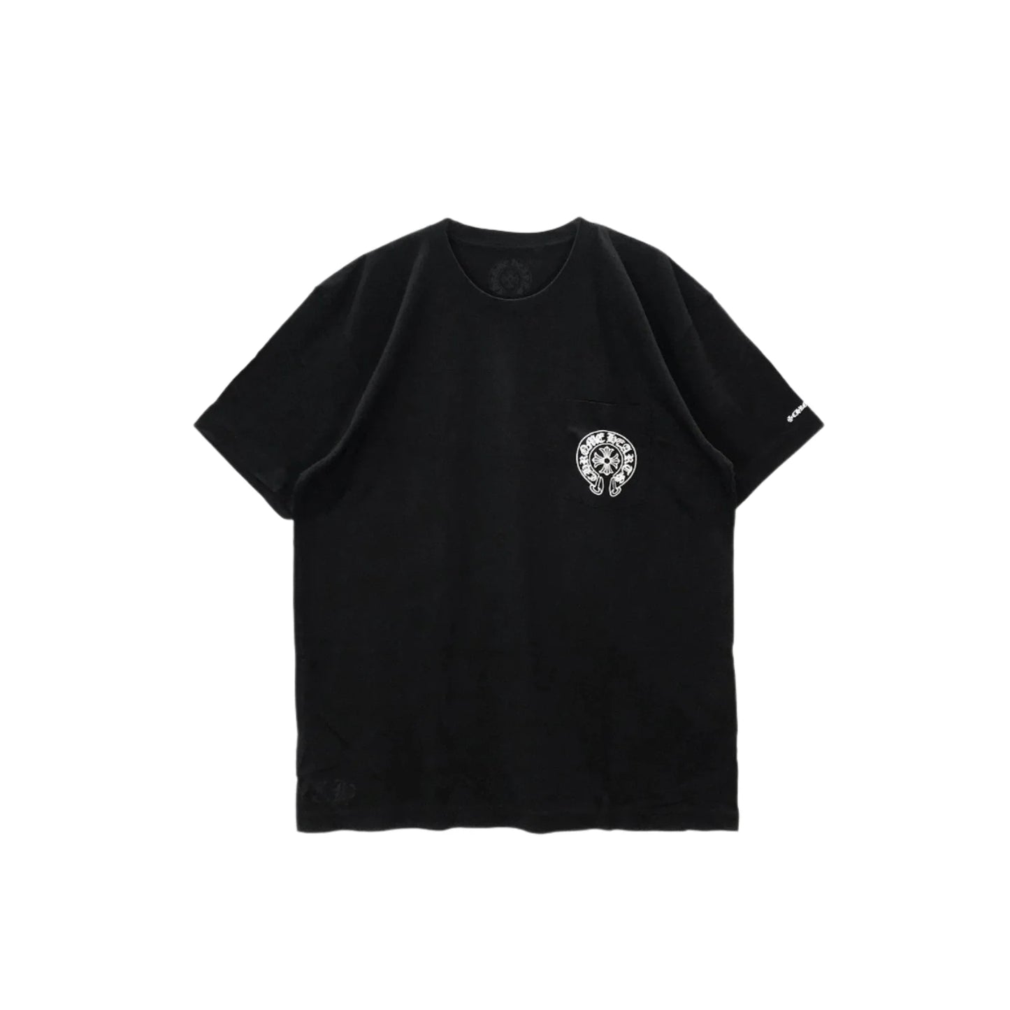 Classic Horseshoe Logo Short Sleeve Black Tee