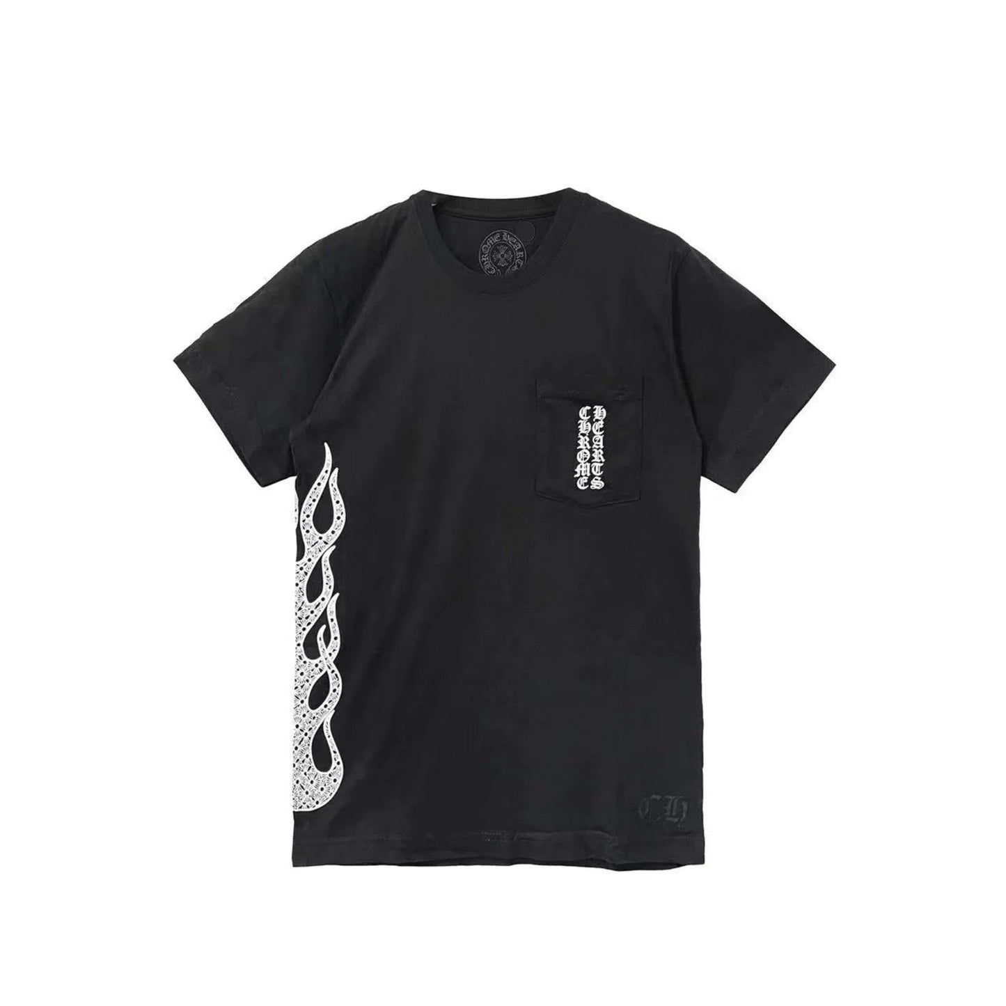 Cross Flame Printing SS Chrome Hearts T-Shirt