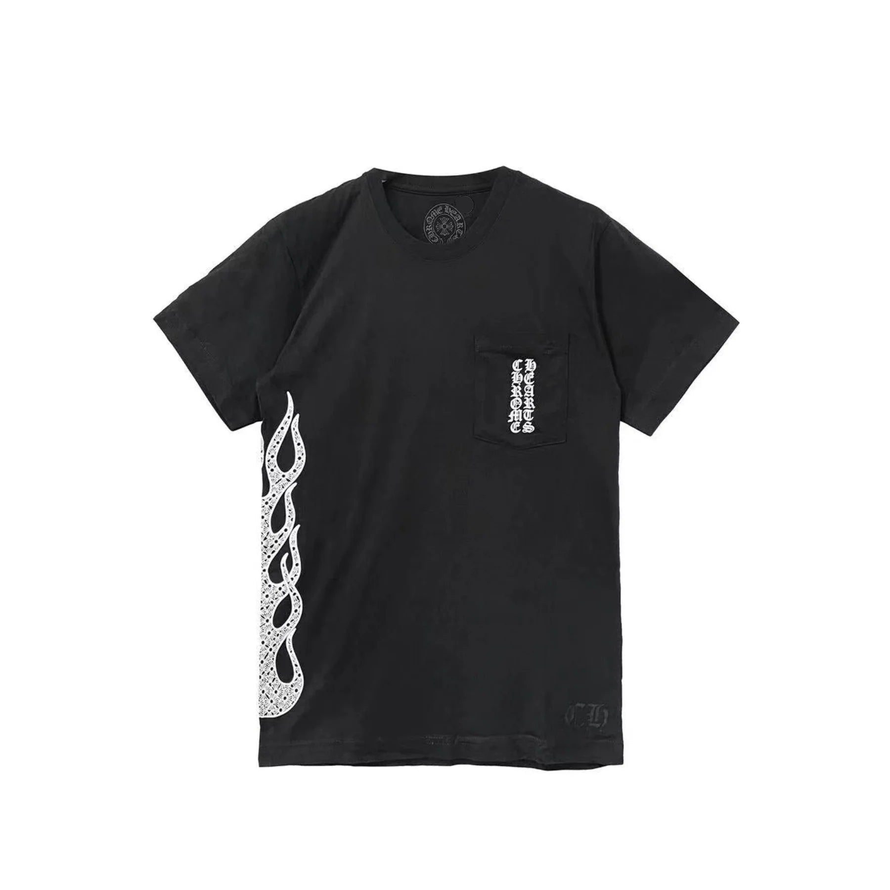 Cross Flame Printing SS Chrome Hearts T-Shirt