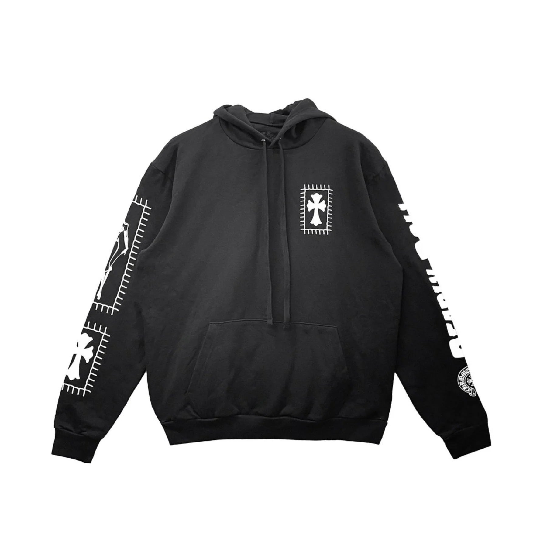 Deadly Doll Comic Horseshoe Chrome Hearts Pullover Hoodie