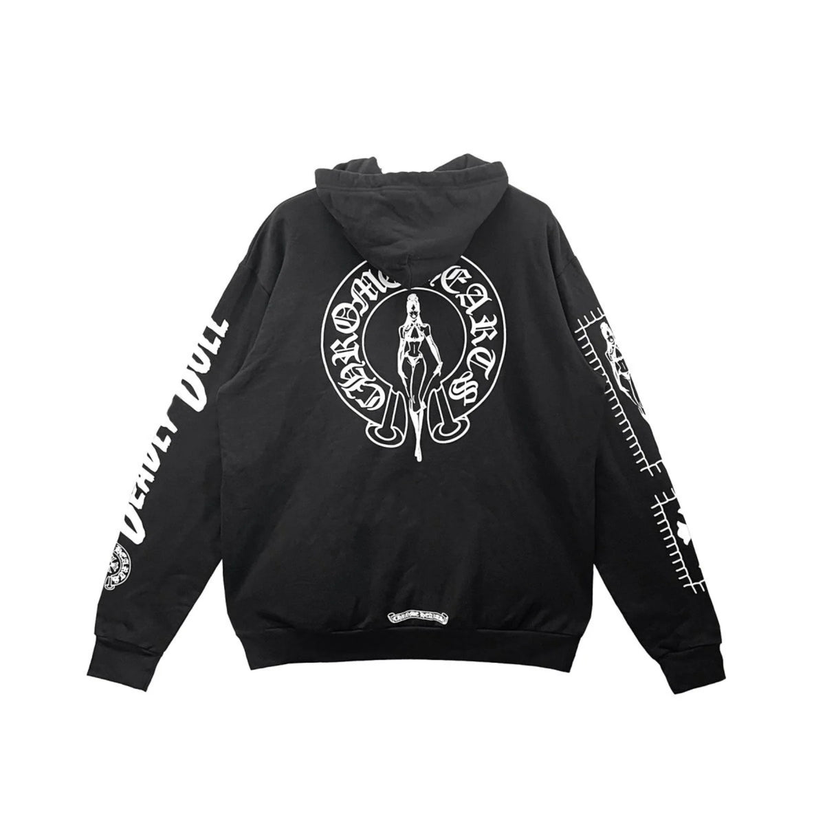Deadly Doll Comic Horseshoe Chrome Hearts Pullover Hoodie