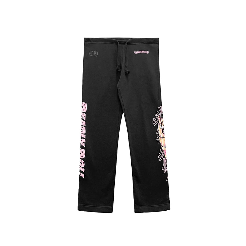 Deadly Doll Pink Comic Girl Black Pants