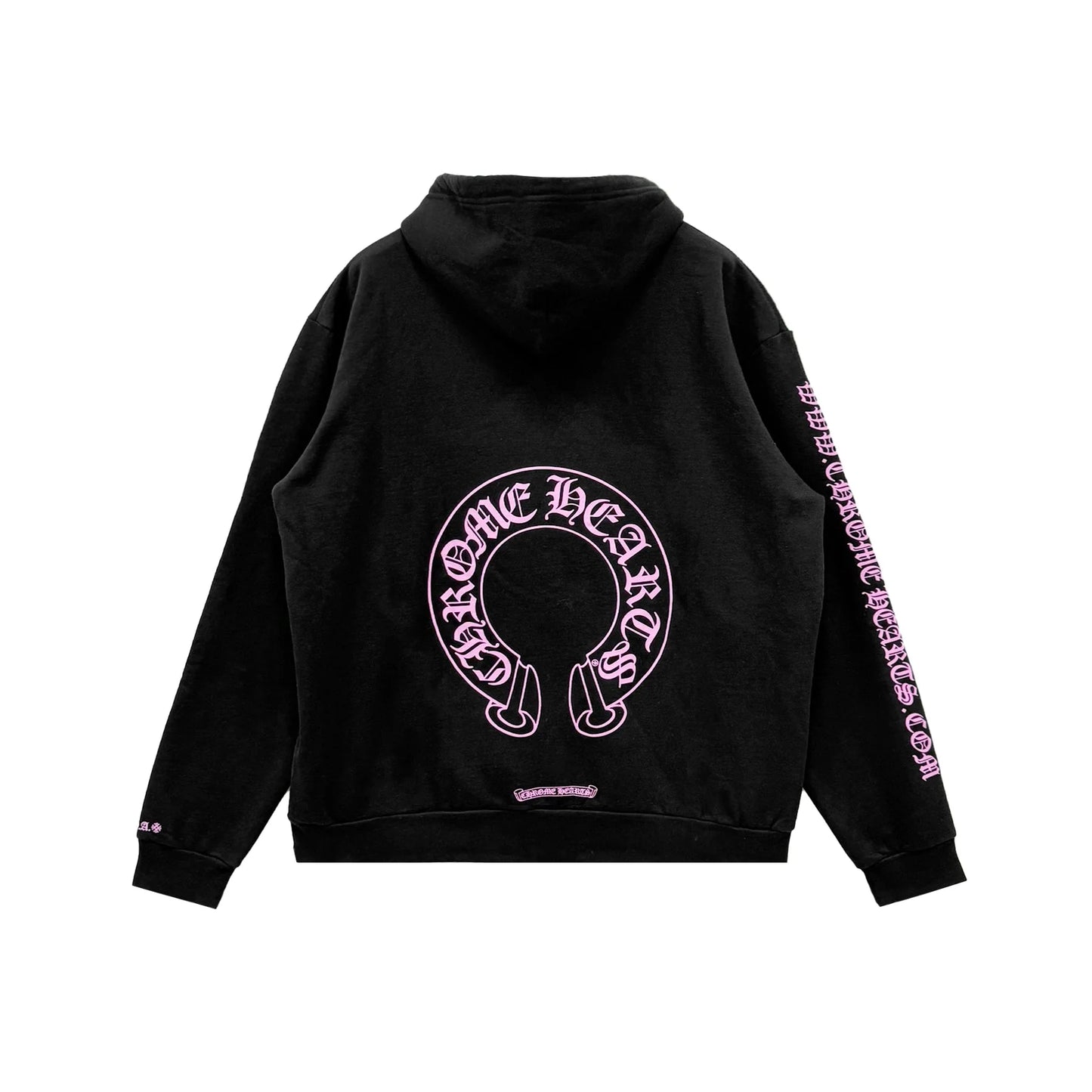 Exclusive Pink Horseshoe Logo Pullover Chrome Hearts Hoodie