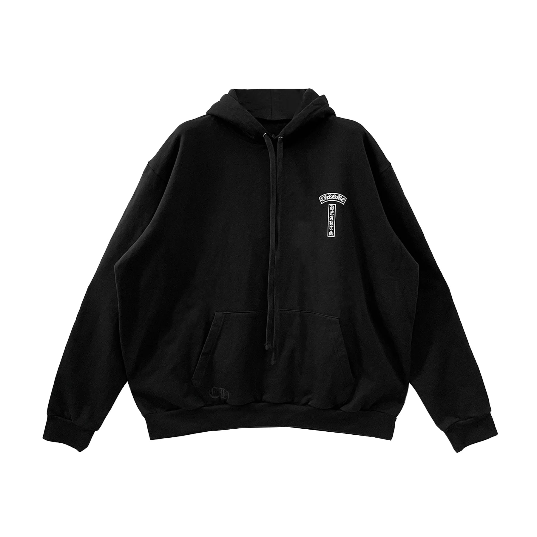 F U T Bar Logo Chrome Hearts Black Pullover Hoodie