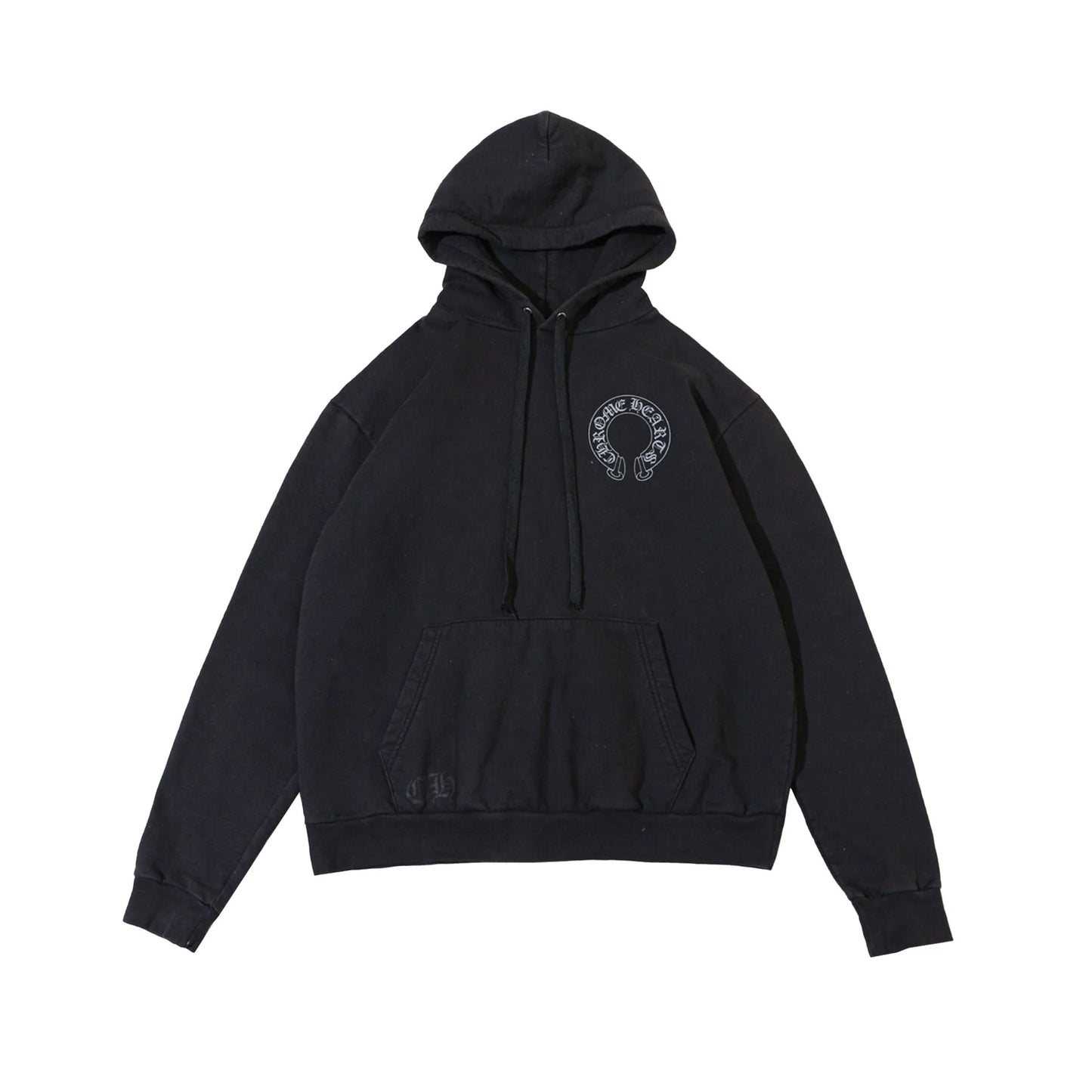 F&F Glitter USA Horseshoe Black Chrome Hearts Hoodie