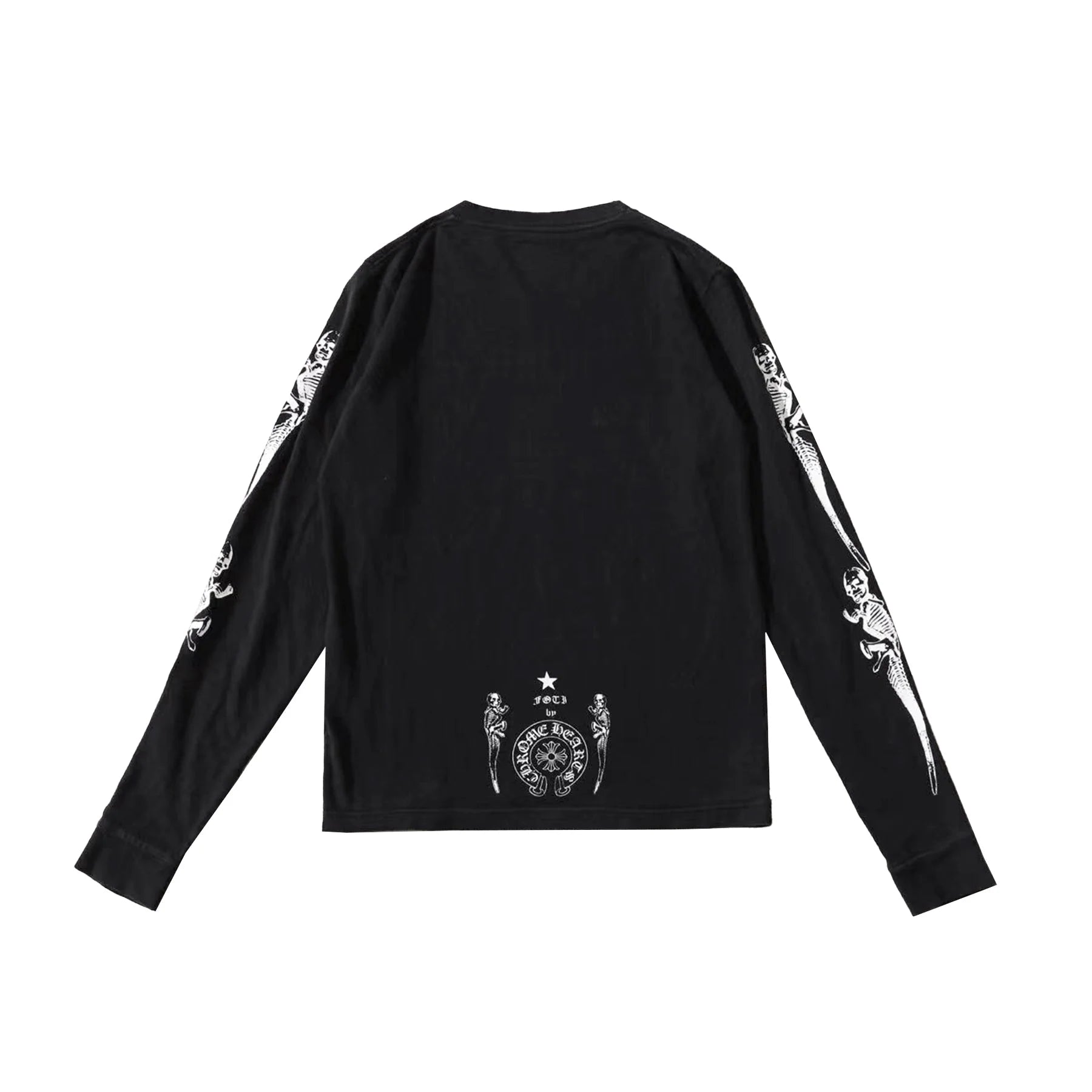 Foti Ribcage Black Long Sleeve T-Shirt