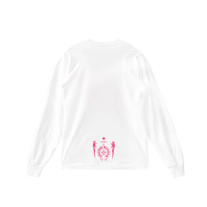 Foti White Chrome Hearts Long Sleeve Tee