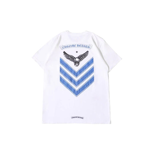 Foti Chrome Hearts White Short Sleeve Tee