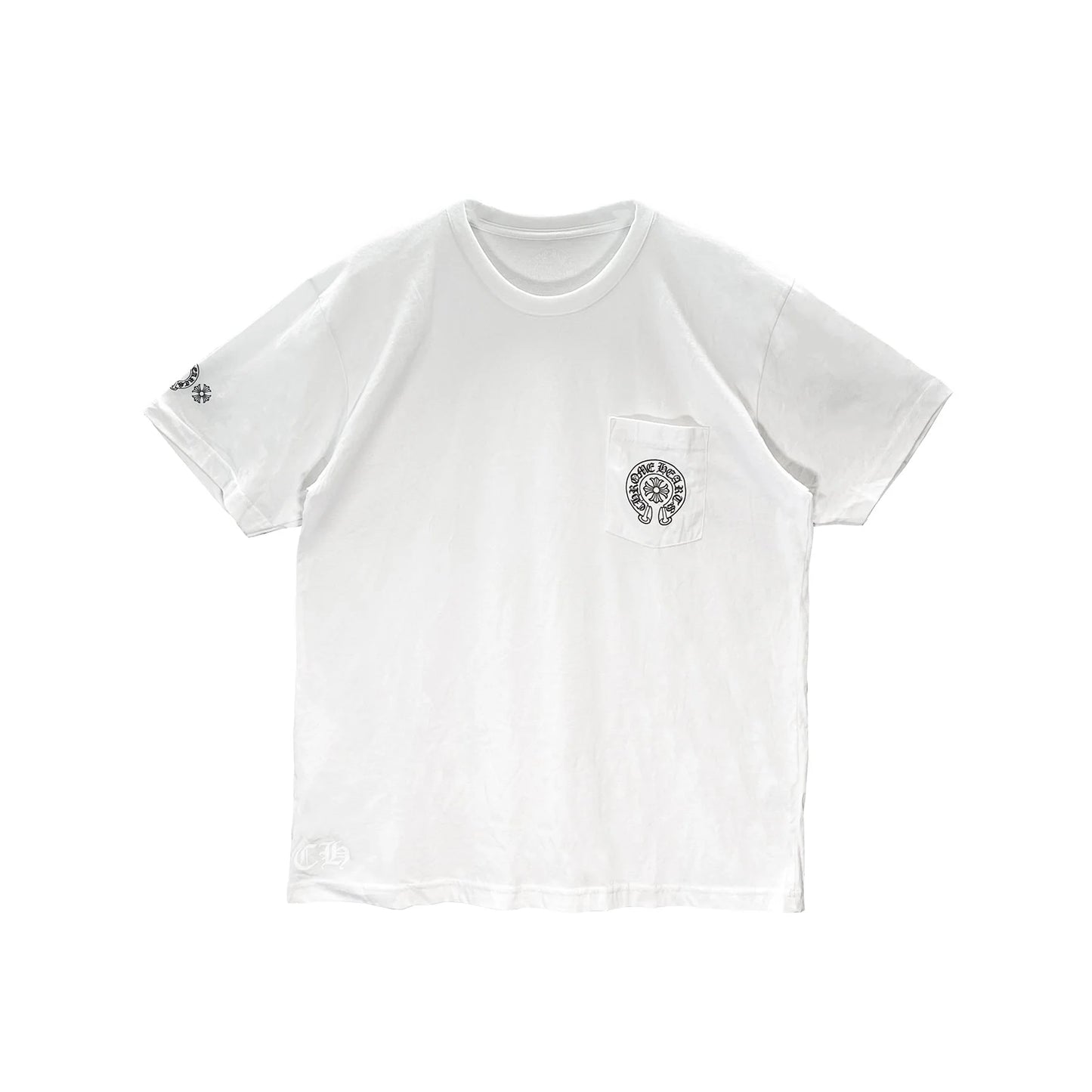 Gradient Circle Script Label Chrome Hearts T-Shirt