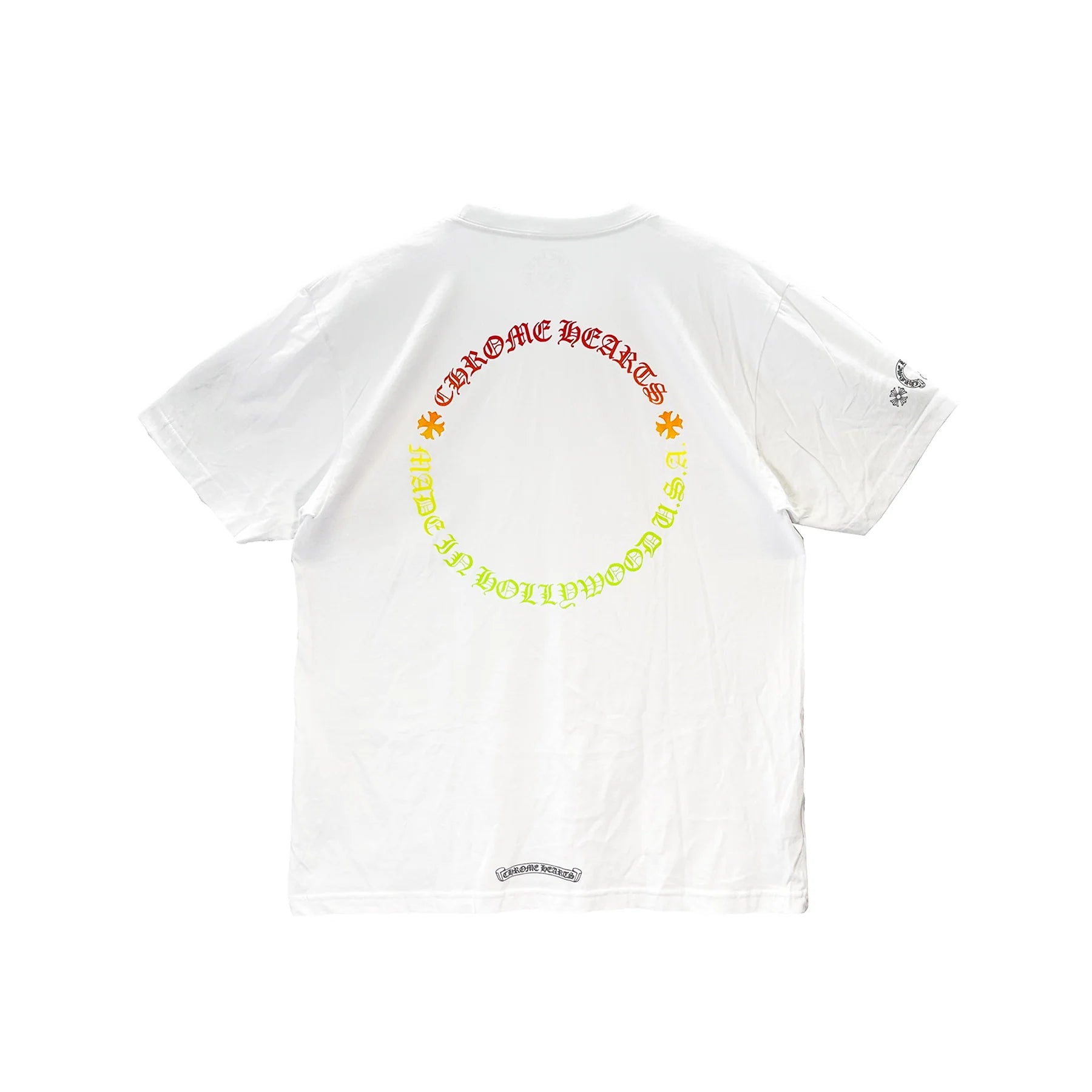 Gradient Circle Script Label Chrome Hearts T-Shirt