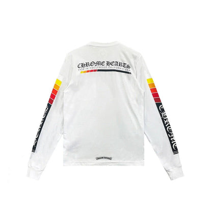 Gradient Script Long Sleeve Chrome  Hearts T-Shirt