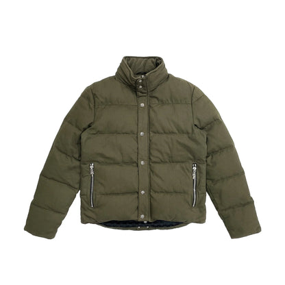 Chrome Hearts Green Puffer Down Jacket