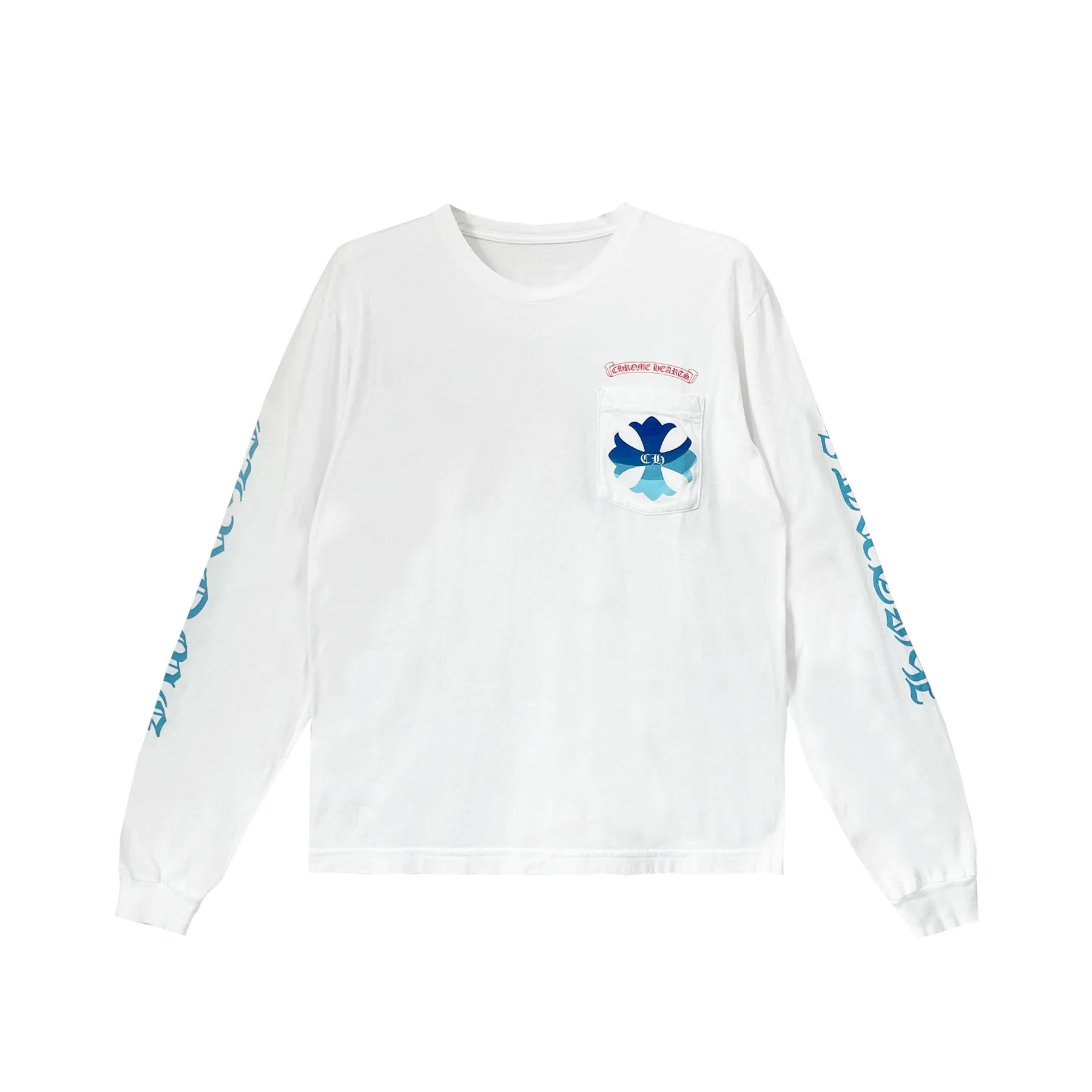 Harajuku Exclusive White Long Sleeve Pocket T-Shirt