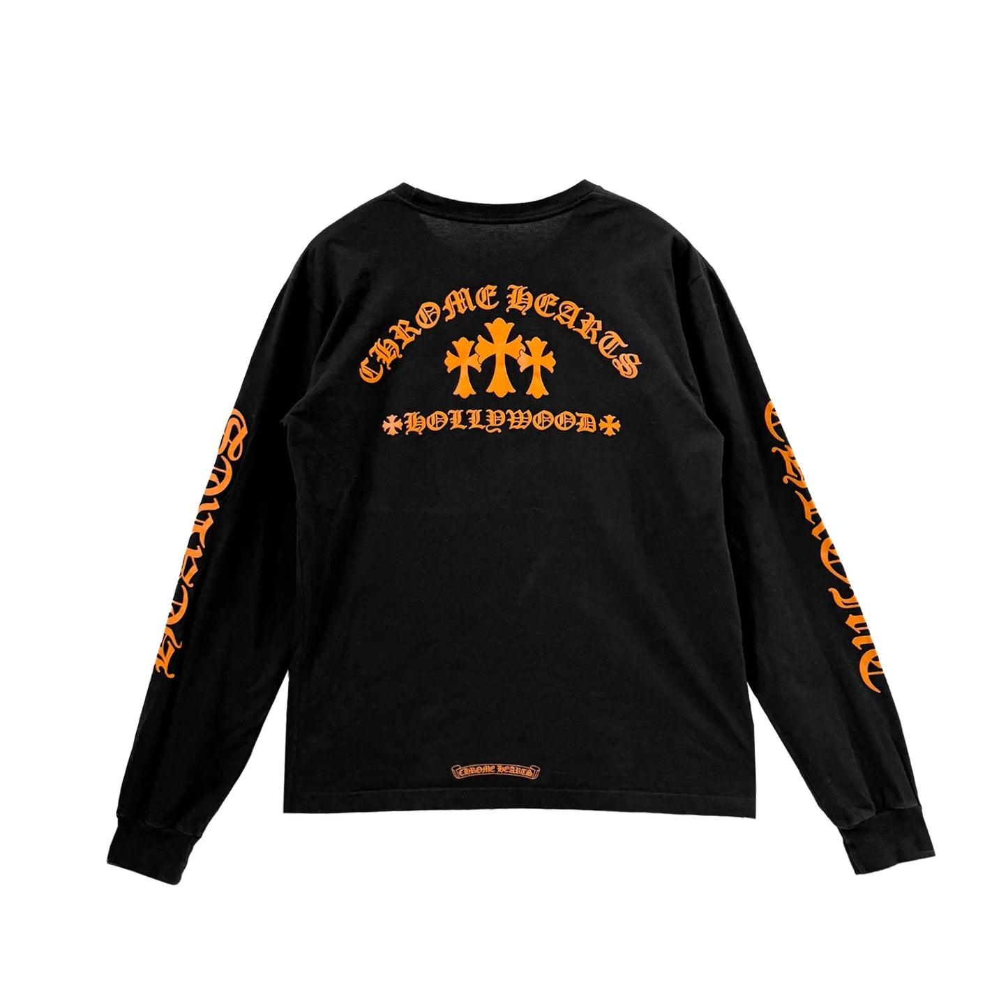 Chrome Hearts Hollywood Triple Cross Long Sleeve Tee Black