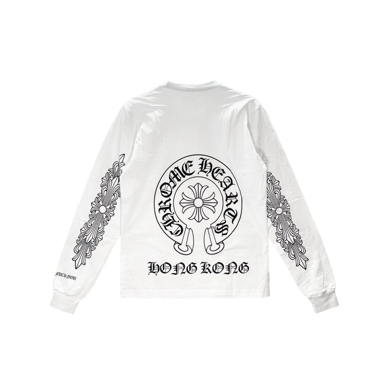 Hong Kong Horseshoe Floral Long Sleeve Tee