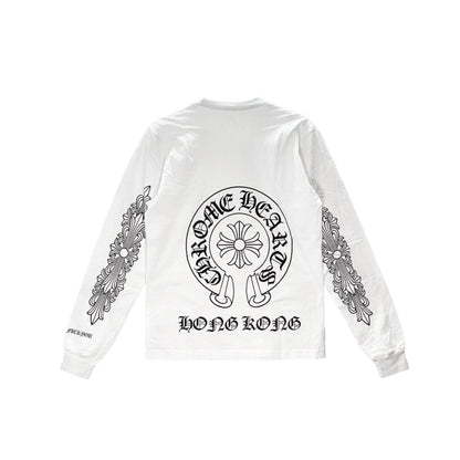 Hong Kong Horseshoe Floral Long Sleeve Tee