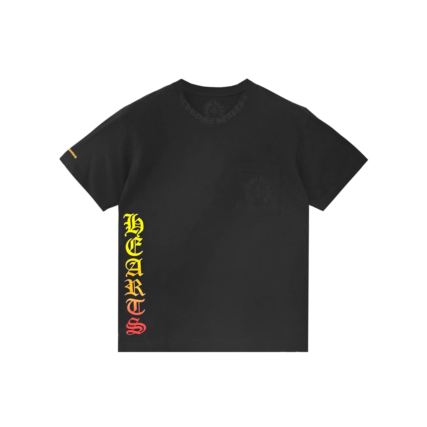 Horseshoe Gradient Script SS Chrome Tee