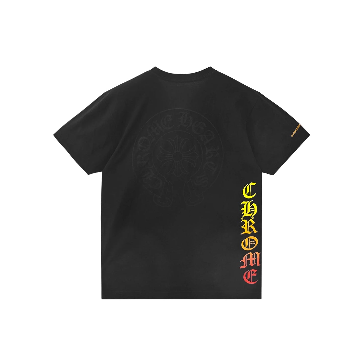 Horseshoe Gradient Script SS Chrome Tee