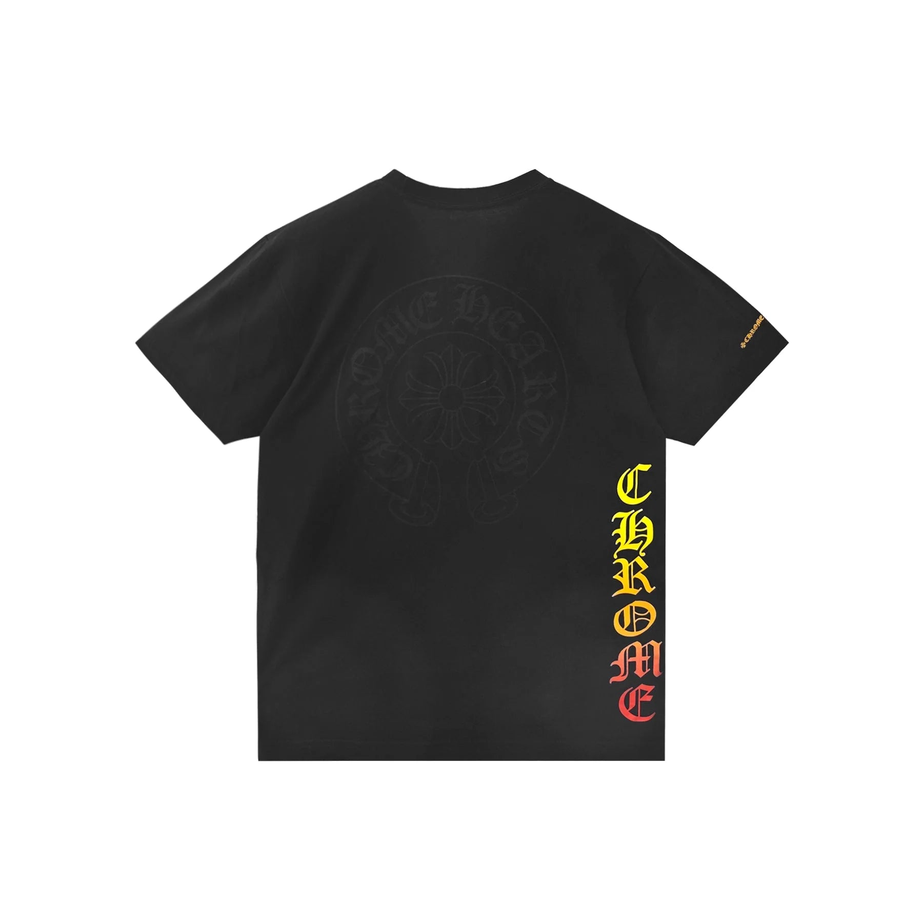 Horseshoe Gradient Script SS Chrome Tee