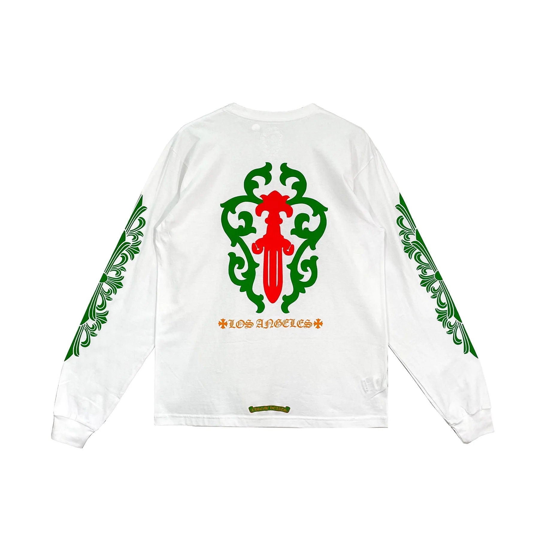 LA Exclusive Dagger White Long Sleeve Pocket Tee
