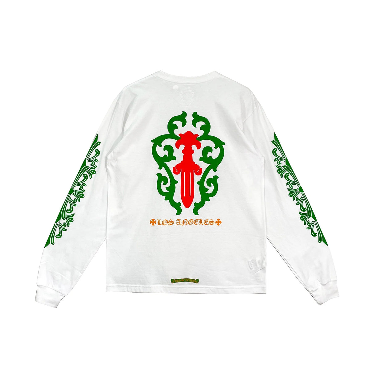 LA Exclusive Dagger White Long Sleeve Pocket Tee