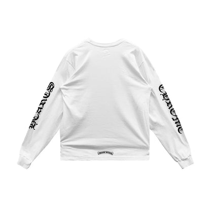 LOVE YOU Neck Logo Long Sleeve T-Shirt