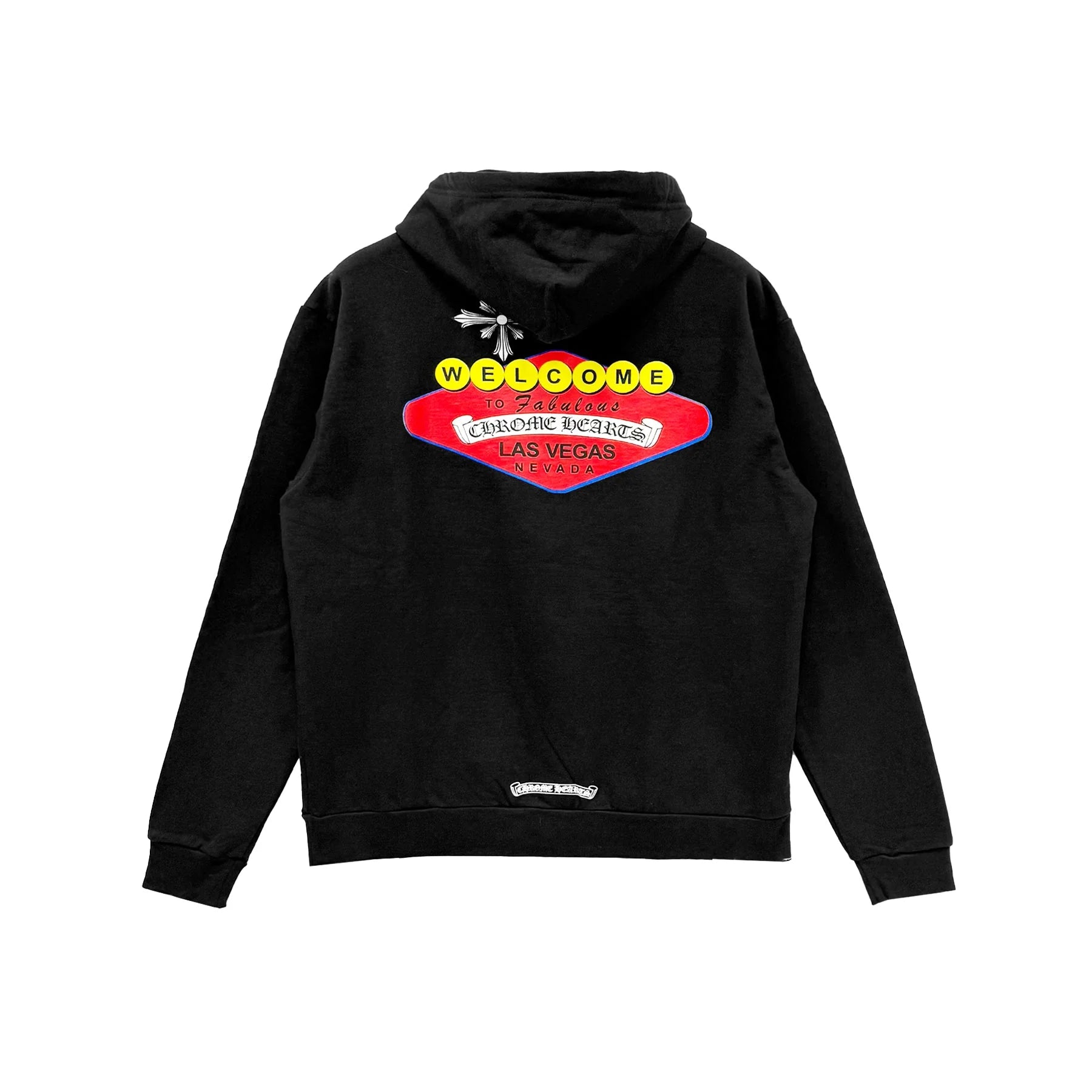Las Vegas Exclusive Black Pullover Chrome Hearts Hoodie
