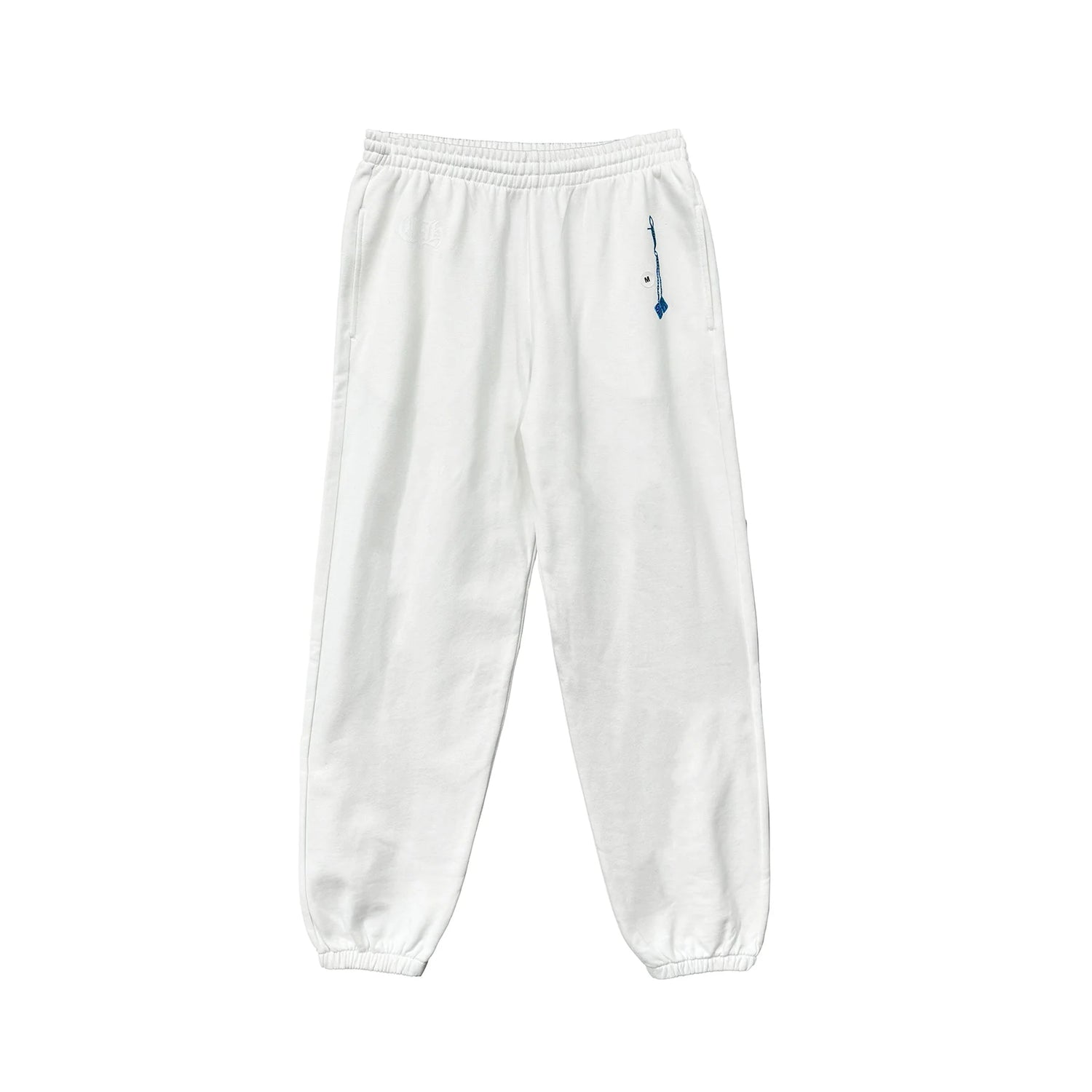 Las Vegas Exclusive Dice Logo White Sweatpants