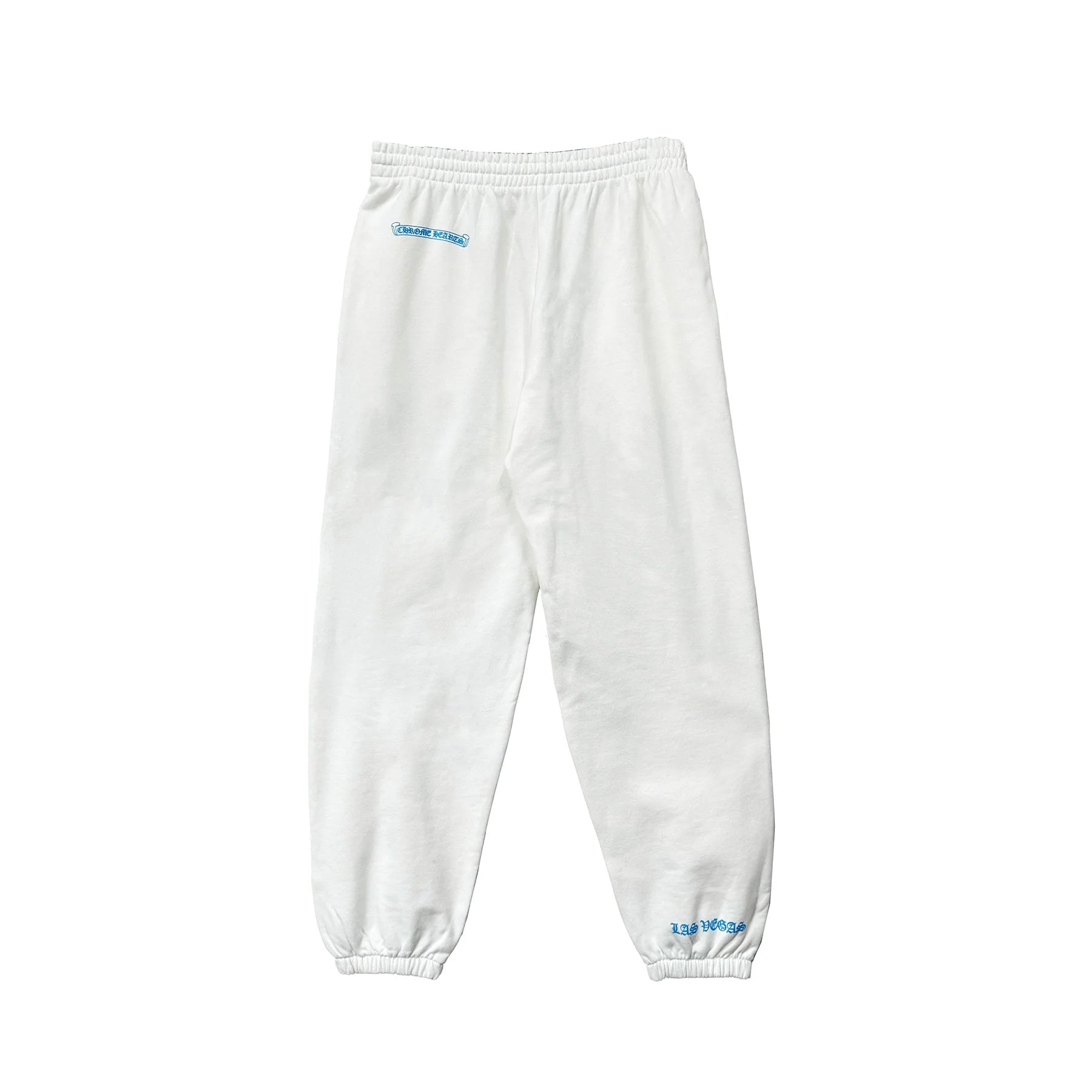 Las Vegas Exclusive Dice Logo White Sweatpants