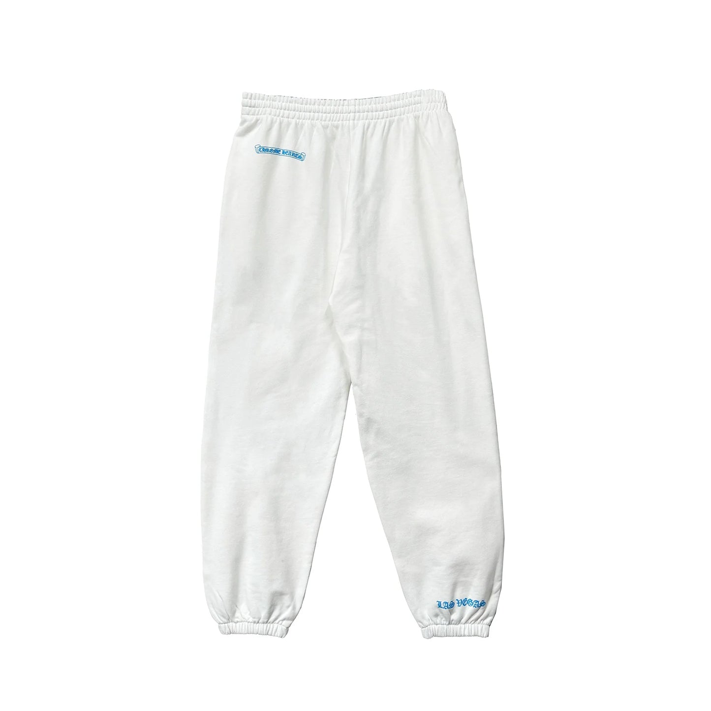 Las Vegas Exclusive Dice Logo White Sweatpants