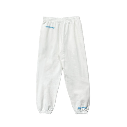 Las Vegas Exclusive Dice Logo White Sweatpants