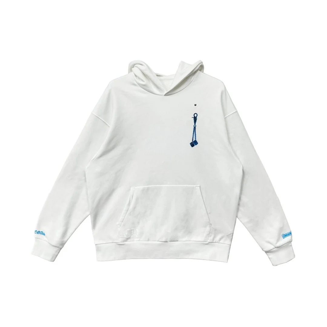 Las Vegas Exclusive Dice Pullover White Hoodie