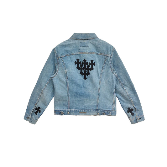 Levi's Cross Patch Denim Blue Jacket