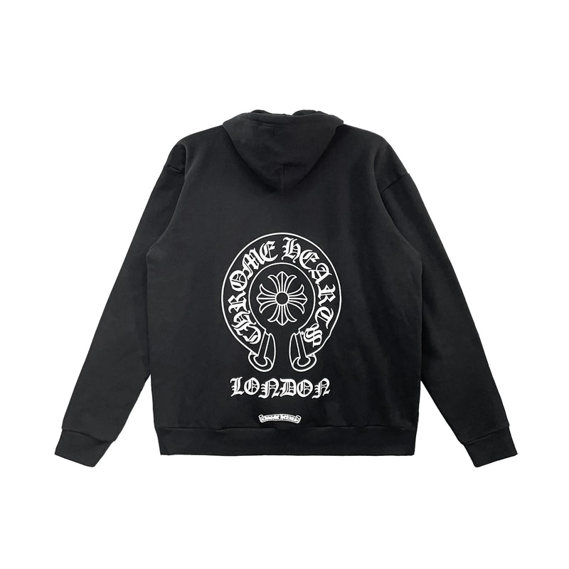 London Exclusive Horseshoe Black Hoodie