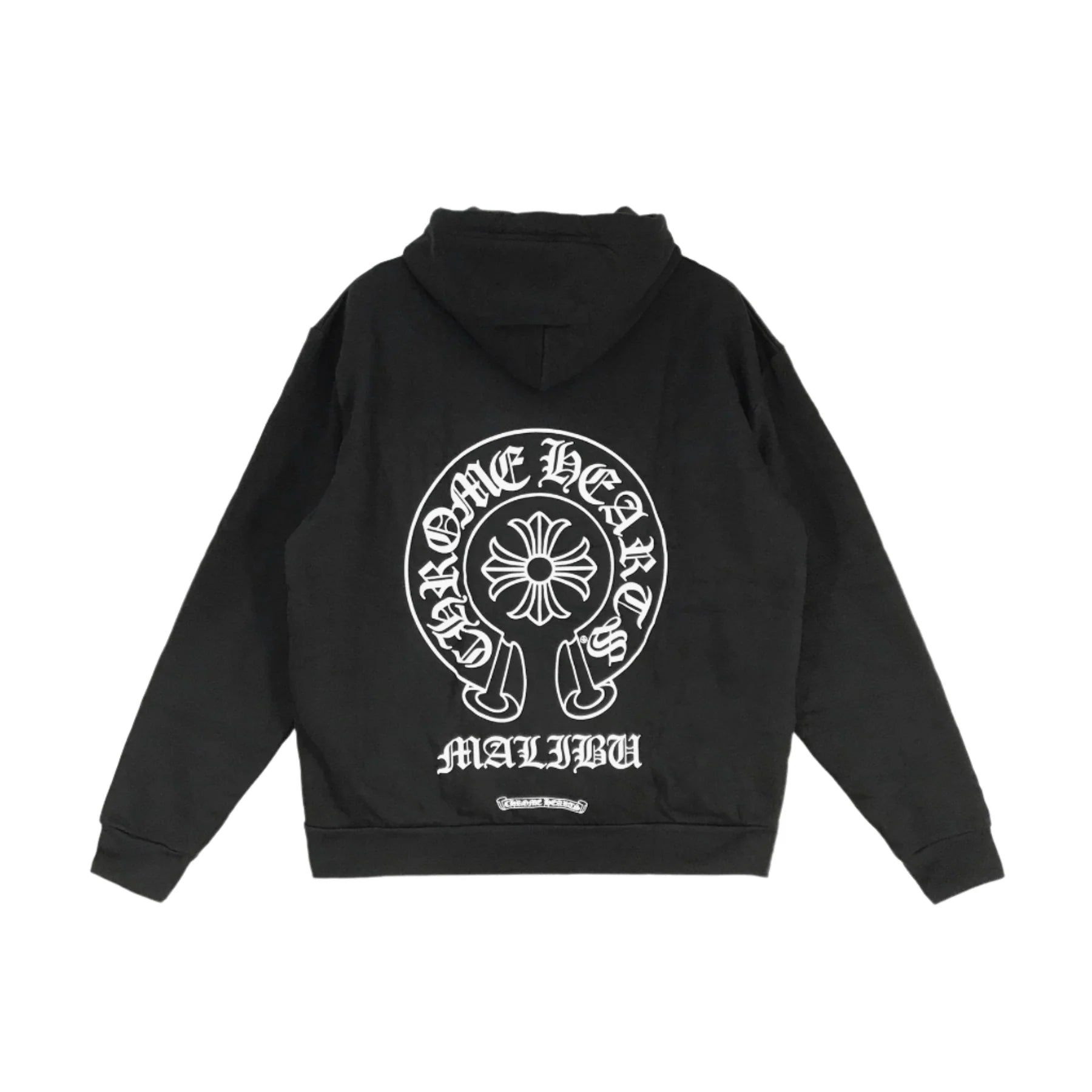 MALIBU Exclusive Horseshoe Black Chrome Hearts Pullover Hoodie