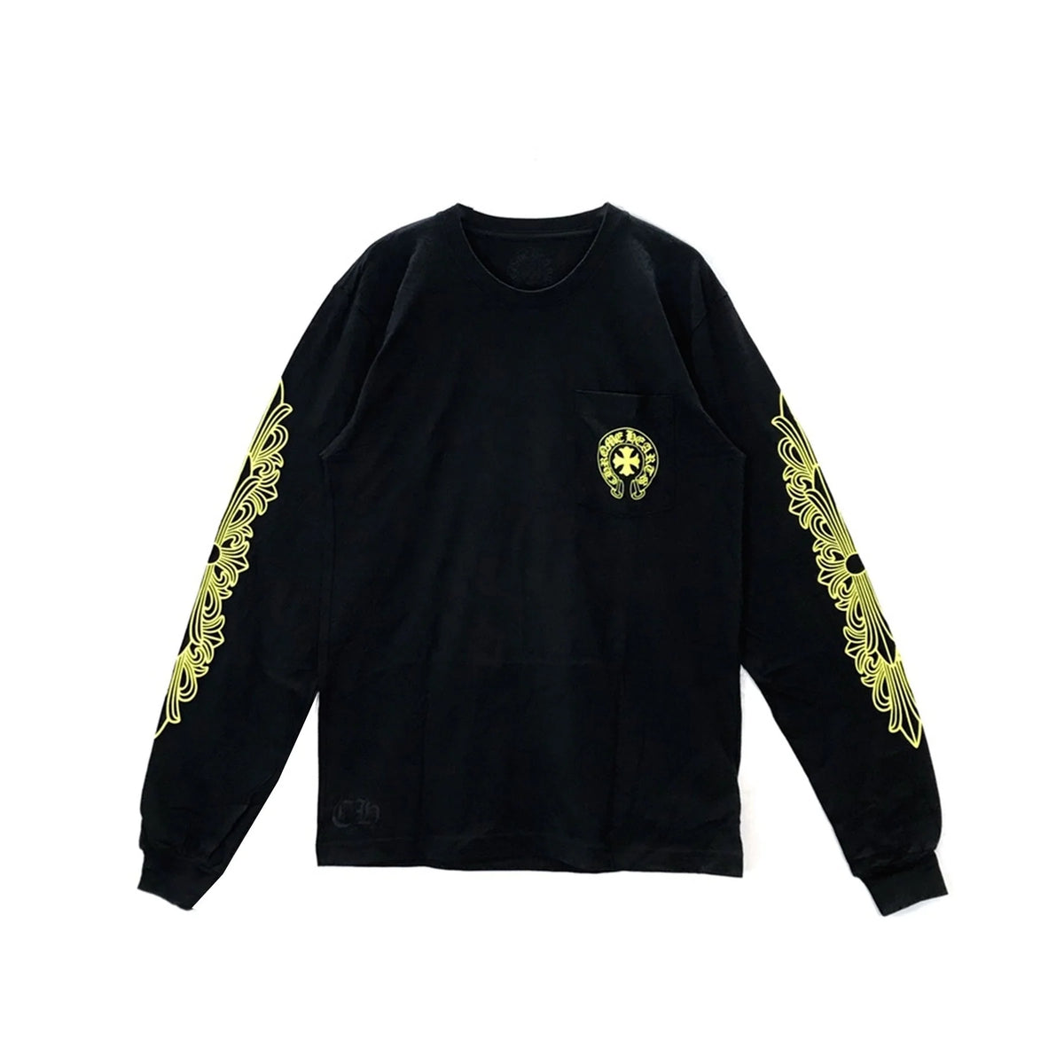 Made In Hollywood Pocket Long Sleeve Black Tee