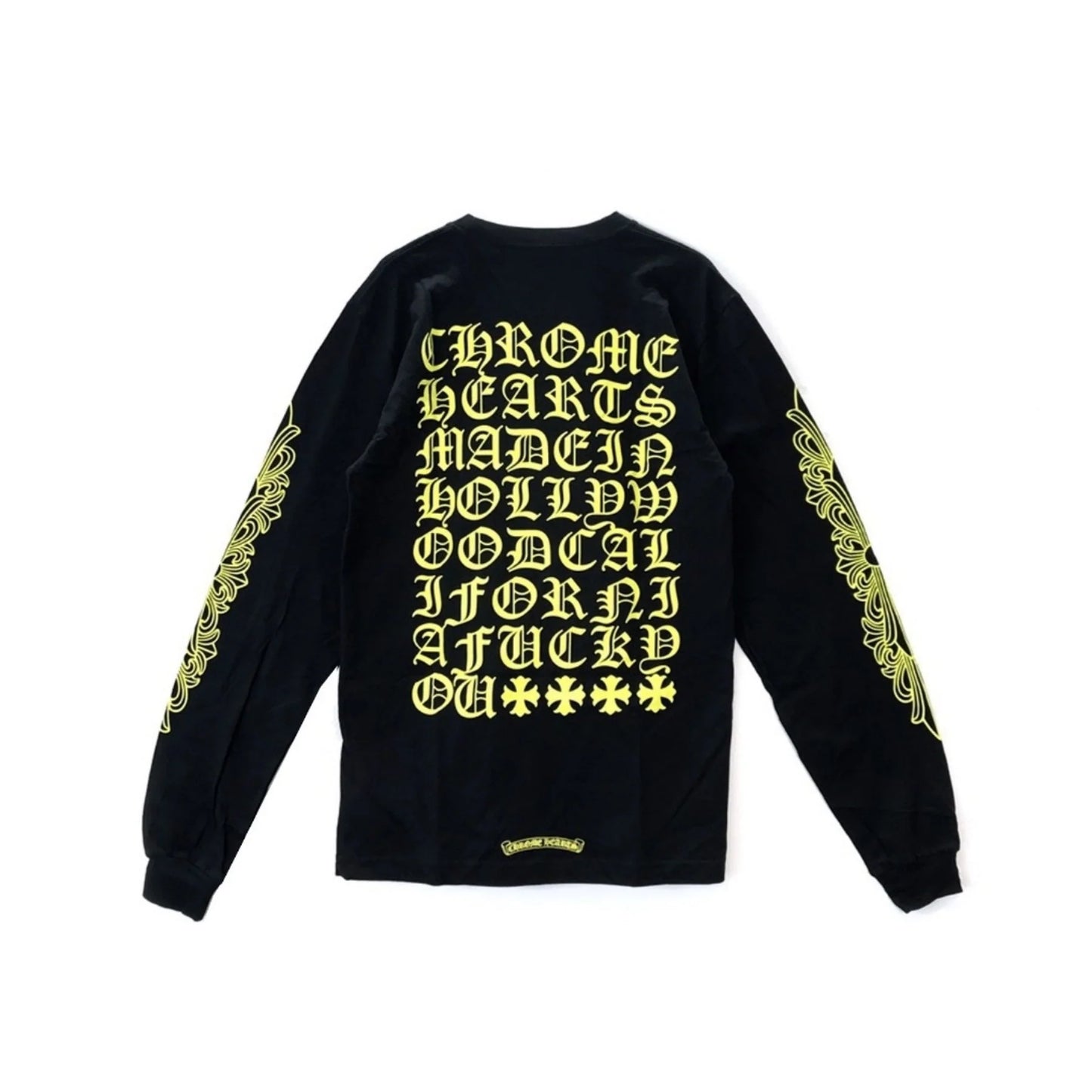 Made In Hollywood Pocket Long Sleeve Black Tee