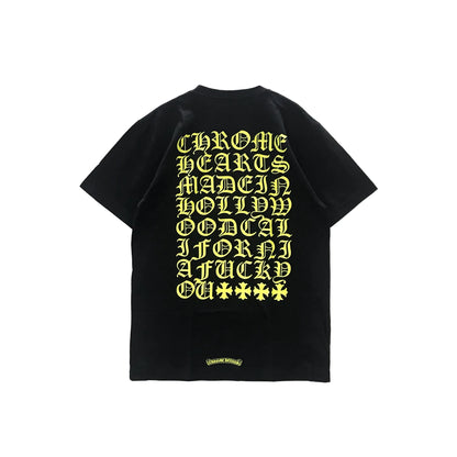 Made In Hollywood Black Chrome Hearts T-Shirt